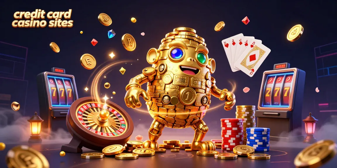 Engage in thrilling gameplay at credit card casino sites with dynamic casino visuals and sparkling elements.