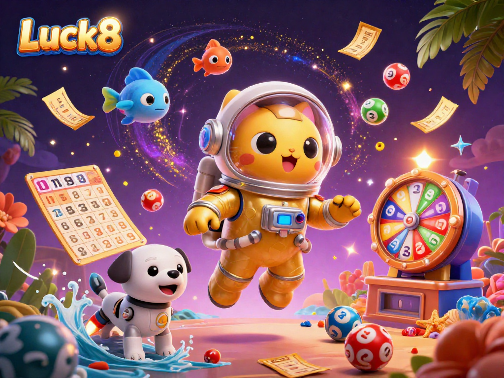 Experience unparalleled fun at Luck8 with vibrant lottery elements and a dynamic gaming universe.
