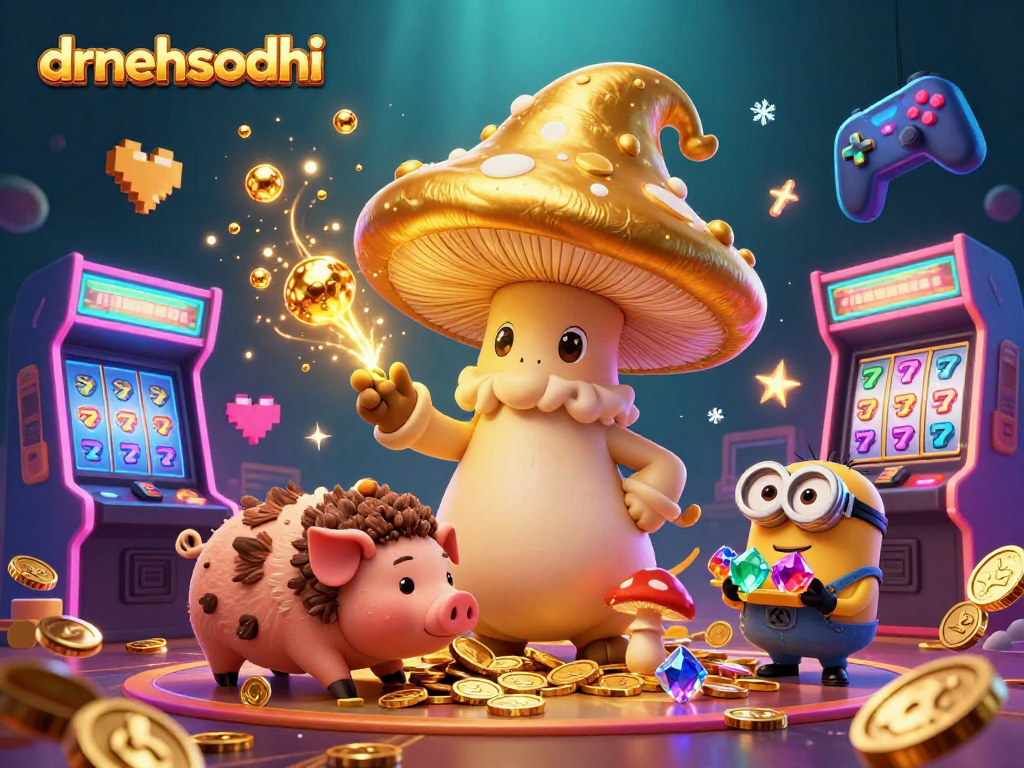 Engage with thrilling gaming adventure at drnehasodhi featuring whimsical characters in a colorful casino scene.