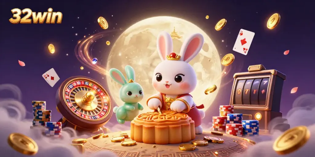 Experience casino excitement with the whimsical 32win moon rabbit revealing surprising treasures