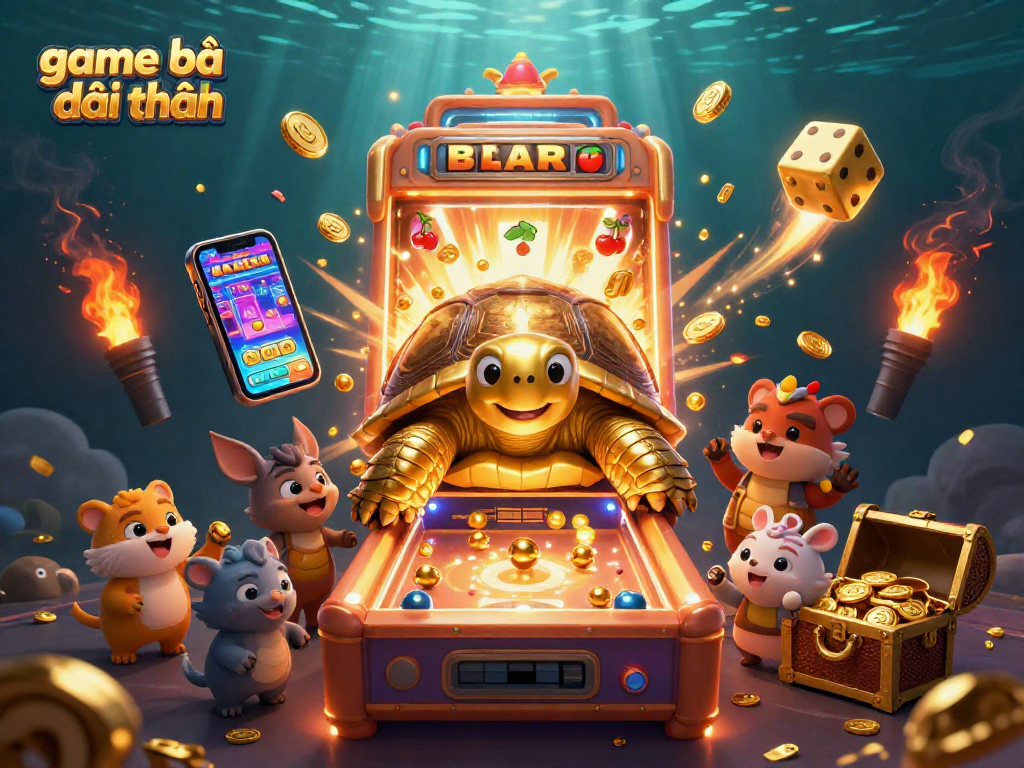 Play game bài đổi thưởng at a vibrant 3D casino filled with excitement and captivating visuals.