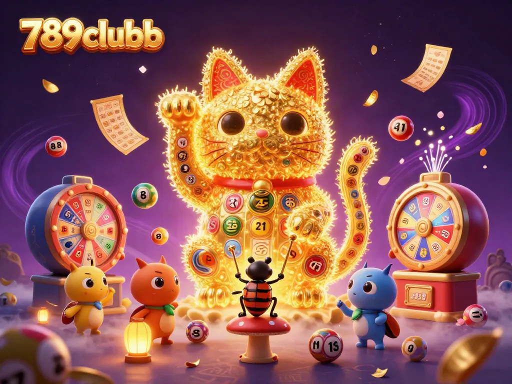 Join the excitement at 789clubb with dynamic lottery elements and vibrant casino symbols!